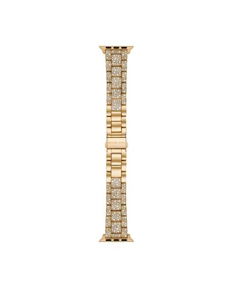 Michael Kors Gold-tone Stainless Steel Band For Apple Watch® in Metallic | Lyst