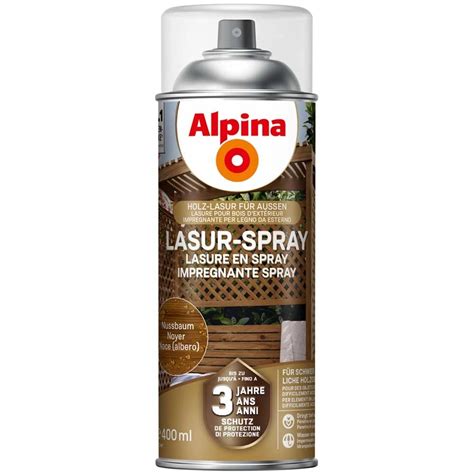 Alpina Lasur Spray Nussbaum DIF 400 Ml Kaufen Bei OBI