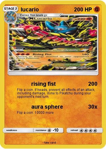 Pokémon Lucario 5425 5425 Rising Fist My Pokemon Card