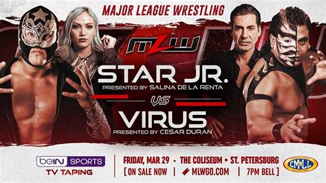 Virus y Star Jr se enfrentarán en las próximas grabaciones de MLW para