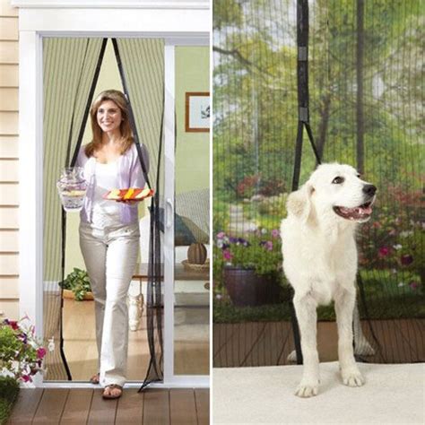 2x Mosquito Door Net Mesh Screen Bug Pet Patio Hands Free Magnetic