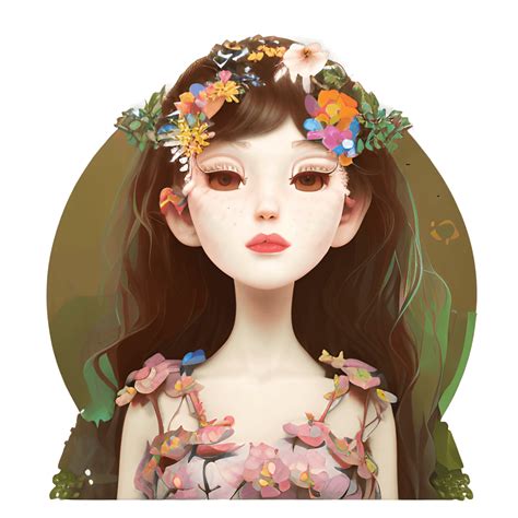 Beautiful Girl Graphic · Creative Fabrica