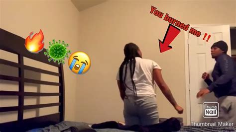 Std Prank 🤢🦠 Prank On Shell🤣 She Beats Me 🤛🏽💥 Youtube