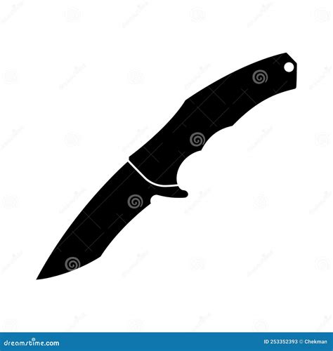 Knife Icon Black Knife Icon Stock Vector Illustration Of Cutlery