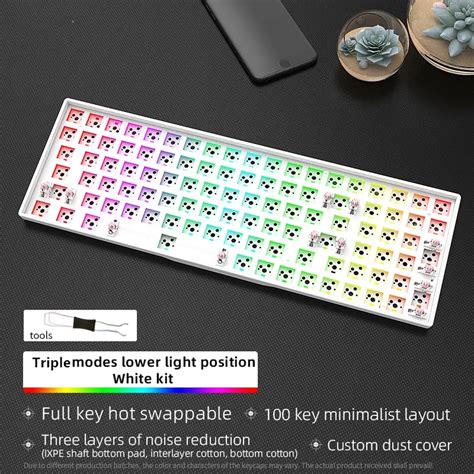 MATHEW Teclado Mec Nico De TECH Honor100 Kit Personalizado De 100