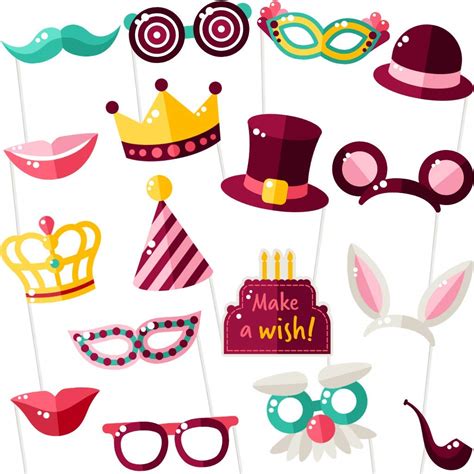 Buy Happy Birthday Photo Booth Props Birthday Party Photobooth Props