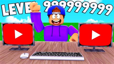 I Became A Level 999999999 Roblox Youtuber Youtube