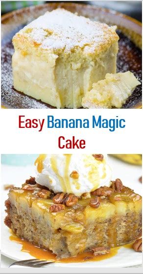 Easy Banana Magic Cake The Best Recipes 02