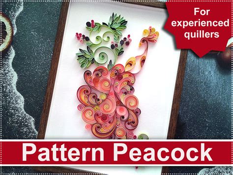 Quilling Pattern Peacock Quilling Template Peacock Inspire Uplift