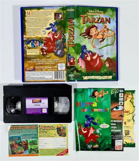 WALT DISNEY VHS Video Cassette Tarzan German Jungle Phil Collins