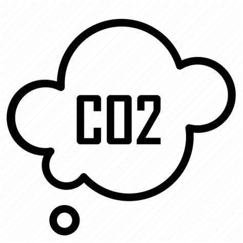 Carbon Cloud Co2 Dioxide Ecology Icon Download On Iconfinder