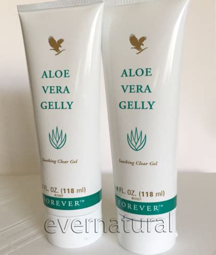 Bulk Of 2 Forever Living Aloe Vera Gelly 4 Fl Oz 118 Ml Ebay