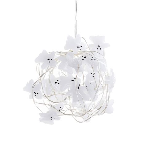 Lindby guirlande lumineuse LED Titciana fantôme Halloween 320 cm