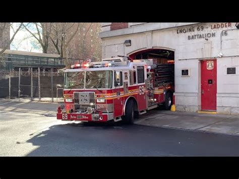 FDNY Engine 69 Responding In Harlem YouTube