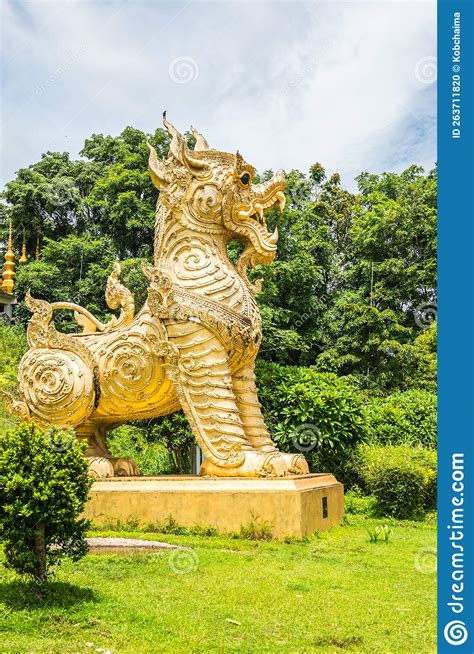 Himmapan Creature Statue At Phra That Suthon Mongkhon Khiri Temple