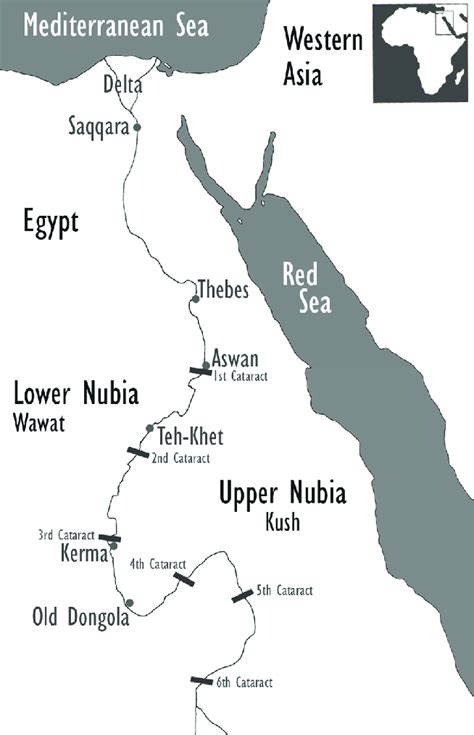 Ancient Egypt And Nubia Map Lck Summer