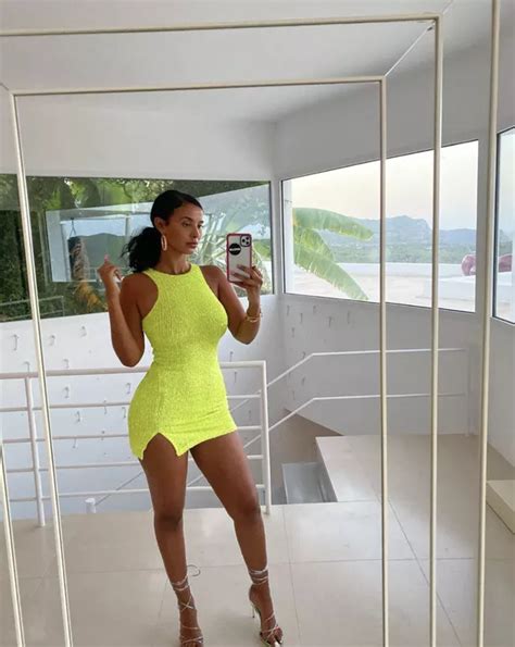 Maya Jama Shows Off Her Amazing Curves In Bodycon Mini Dress And It S In The Sale Ok Magazine