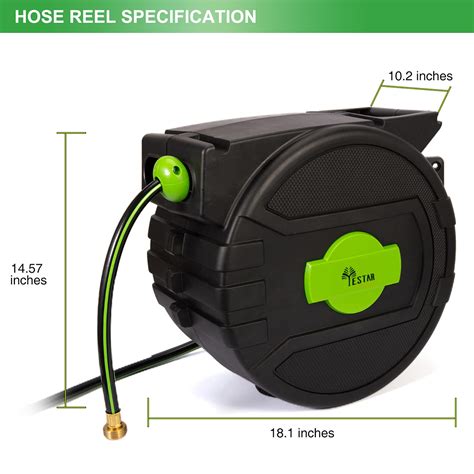 Buy YESTAR Retractable Garden Hose Reel Heavy Duty Hose Reel With 1 2