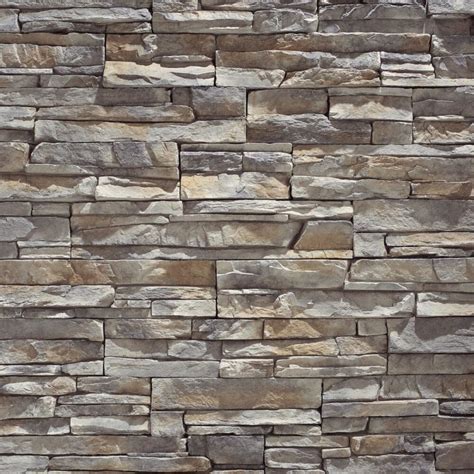 Dark Rundle Stacked Stone Lusco Brick Stone Co