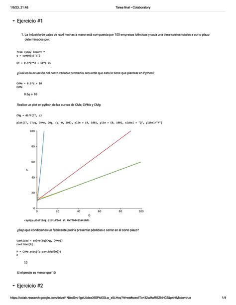 Tarea Final Microeconom A Microeconom A Ii Studocu