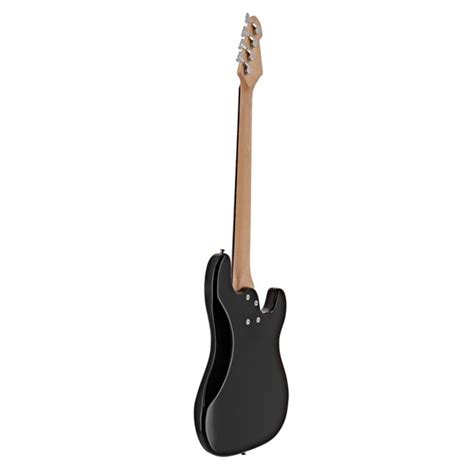 La Left Handed Bass Guitar By Gear4music Black Na