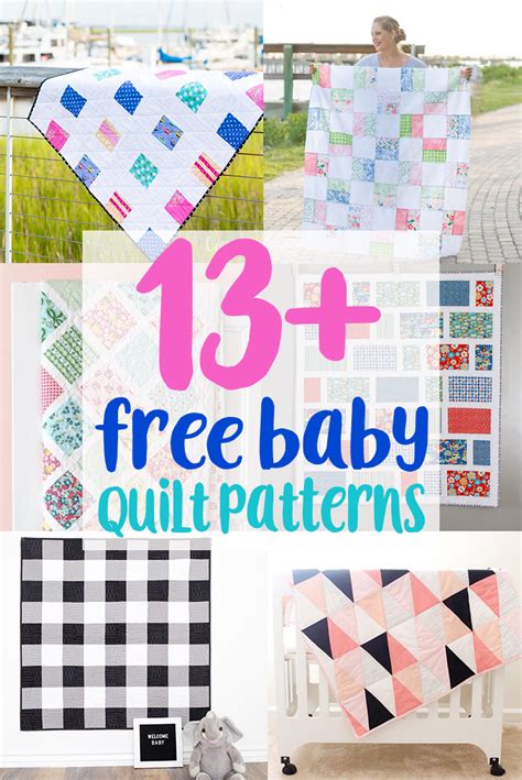 13 free baby quilt patterns to sew charming baby quilt patterns – Artofit