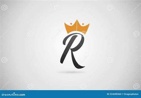 Hand Written R Alphabet Letter Logo Icon Business Company Typography