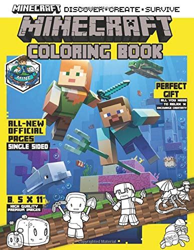 Minecraft Coloring Book: This Book Will Make Your Kids Happy With ...