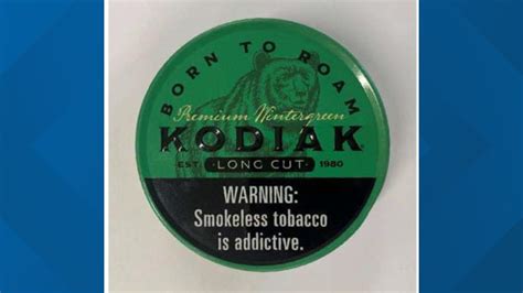 Asc Issues Recall Of Kodiak Premium Wintergreen Tobacco