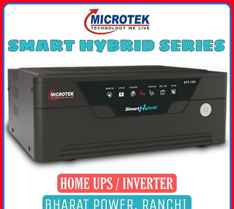 Single Led Microtek Sine Wave Inverter Smart Hybrid For Home At