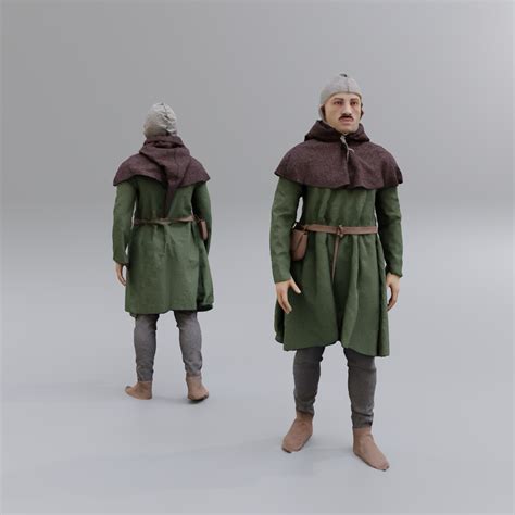 Medieval Archer Full Human Bodies Models Blenderkit