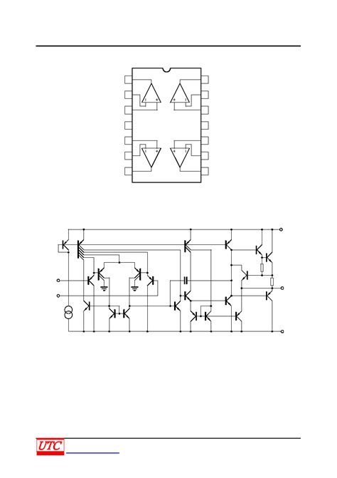 Lm Datasheet Pages Utc Quad Operational Amplifiers