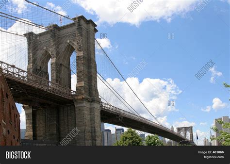 Brooklyn Bridge Side View Image & Photo | Bigstock