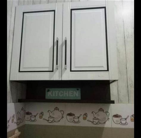 Kitchen Set Atas Rak Dapur Lemari Piring Letter L Pintu Sucitra