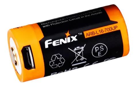 Bateria Recargable Usb Fenix Arb L Mh V