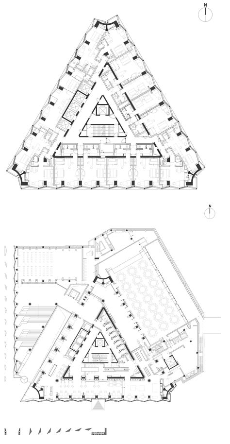 Chao Hotel Beijing Gmp Architects Hotel Floor Plan Hotel Plan