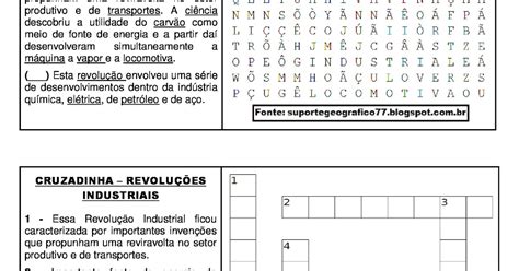 Revolução Industrial Exercícios 8 Ano RETOEDU