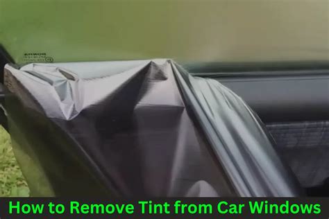 How To Remove Window Tint From Car Windows The Tint Laws