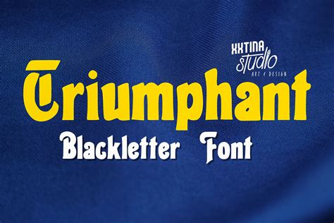 Triumphant Font By The Tenacious Type Studio · Creative Fabrica