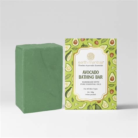 Avocado Bathing Bar For Better Skin Earth Mantraa