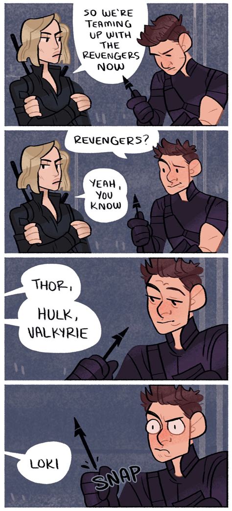 Pin by 𝓒𝓻𝓮𝓶𝓼𝓮 on Black Widow Marvel jokes Marvel avengers funny