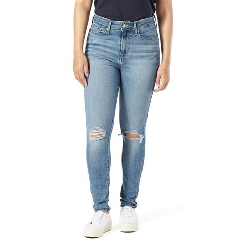 Levi Strauss Signature Womens And Womens Plus High Rise Skinny Jeans