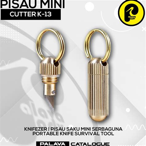 Jual Pisau Cutter Mini Gantungan Kunci K13 Golden Shopee Indonesia