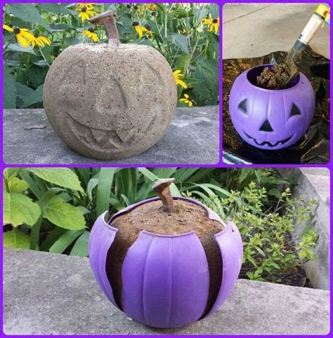 Tip Of The Day Friday Concrete Pumpkin How To Make CONCRETE PUMPKINS