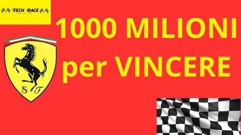 F1 Ferrari Investire 1000 MILIONI PER VINCERE TECH RACE YouTube