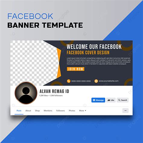 Modern Facebook Cover Template Vol 9 Vector Template Download On Pngtree