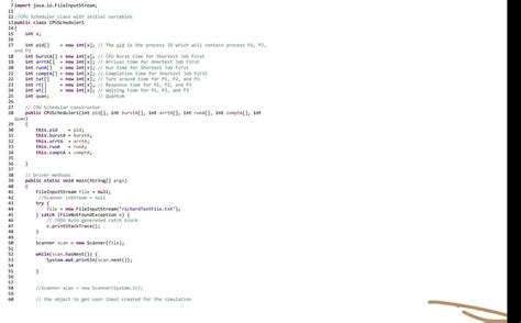 solved driverjava  file driverjava reads   cheggcom