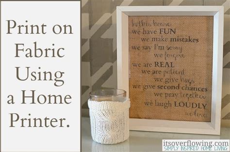 Allred Design Blog Inspired By Pinterest Printing On Burlap