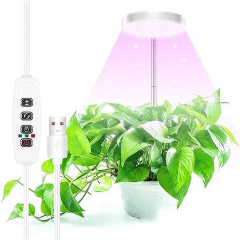 Lampe de Plante Lumière LED Horticole à Spectre Complet à 360 avec