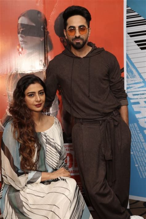 Tabu And Ayushman Khurrana Promote Andhadhun In New Delhi Photos ...